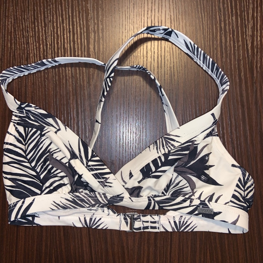Roxy Cross Back Swim Top Size M